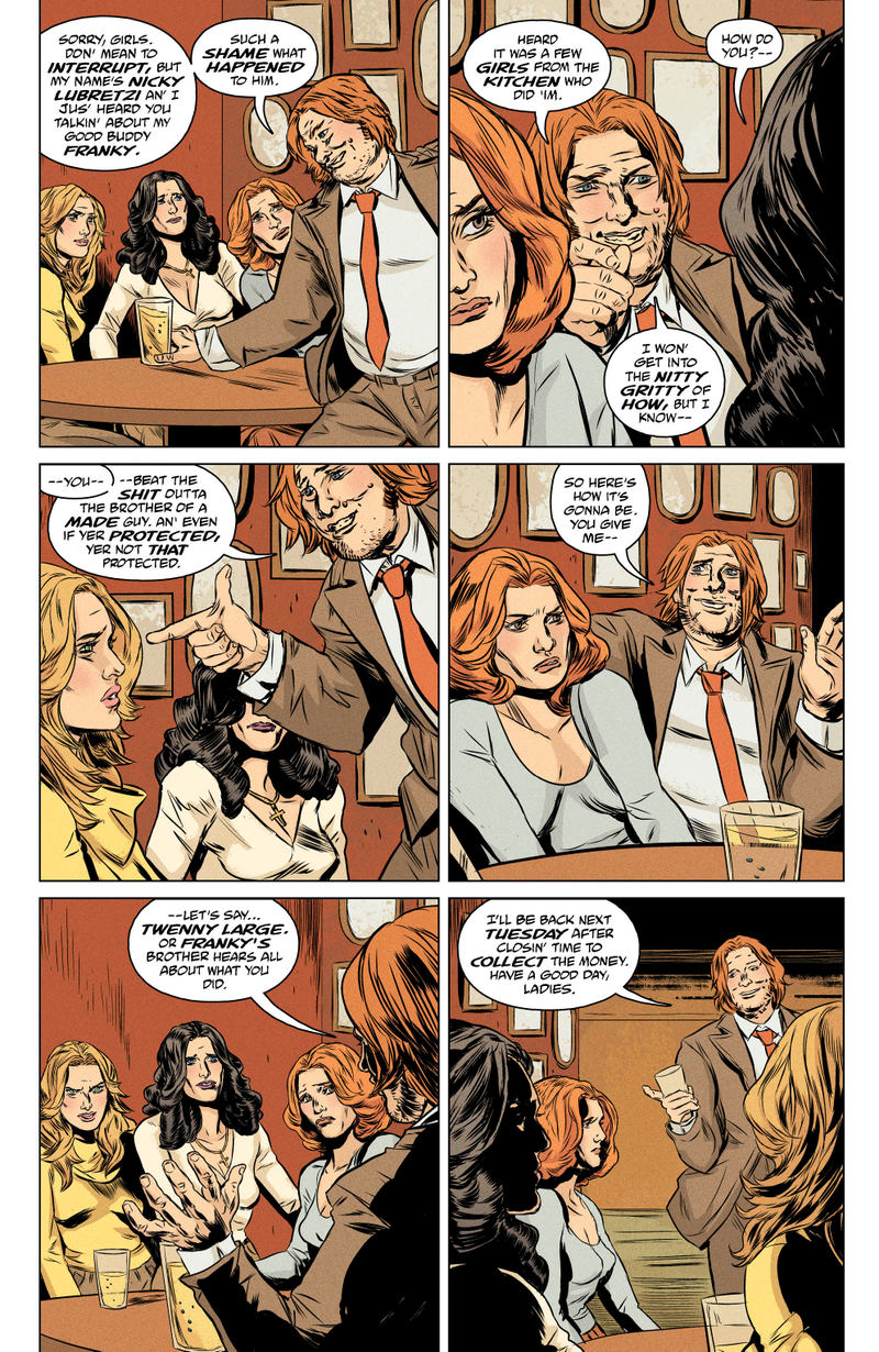 Illustration for article titled Exclusive DC preview: The Kitchen introduces 3 women to the reality of the mob